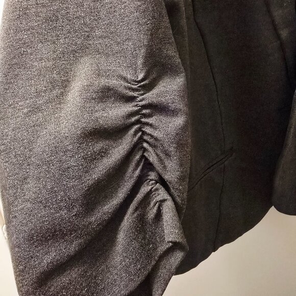 NWT Torrid Size 1 Charcoal Grey Ponte Blazer - Picture 2 of 6